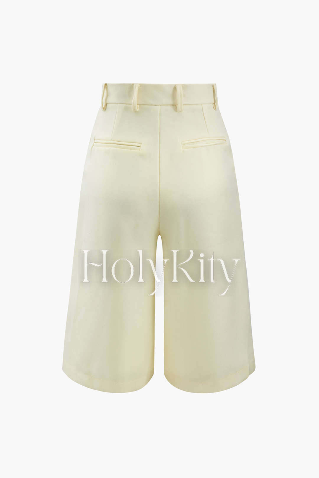 Pleated Pocket Suit Shorts