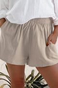Fashion Casual Solid Pocket Loose Wide Leg Bottoms(5 Colors)