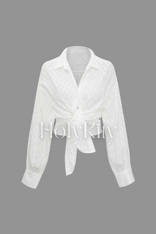 Button Up Long Sleeve Shirt And Shorts Set