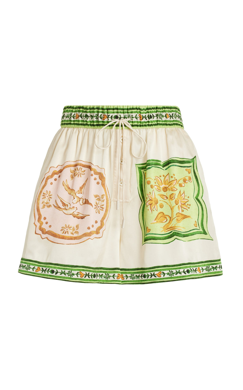 Vacation Printed Short Slevees Shirt and Shorts Set