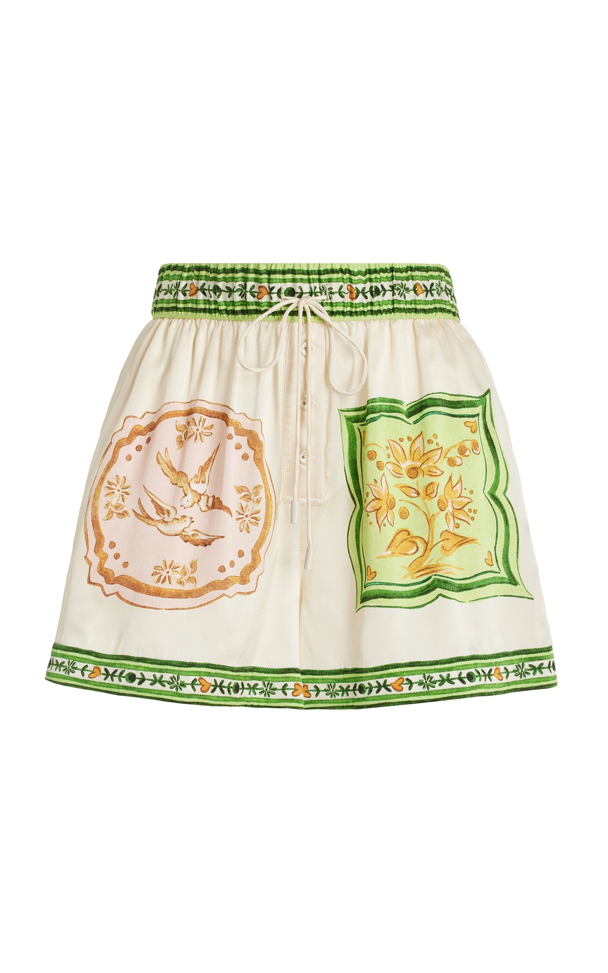Vacation Printed Short Slevees Shirt and Shorts Set