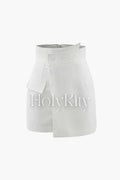 Asymmetric Wrap Tailored Shorts