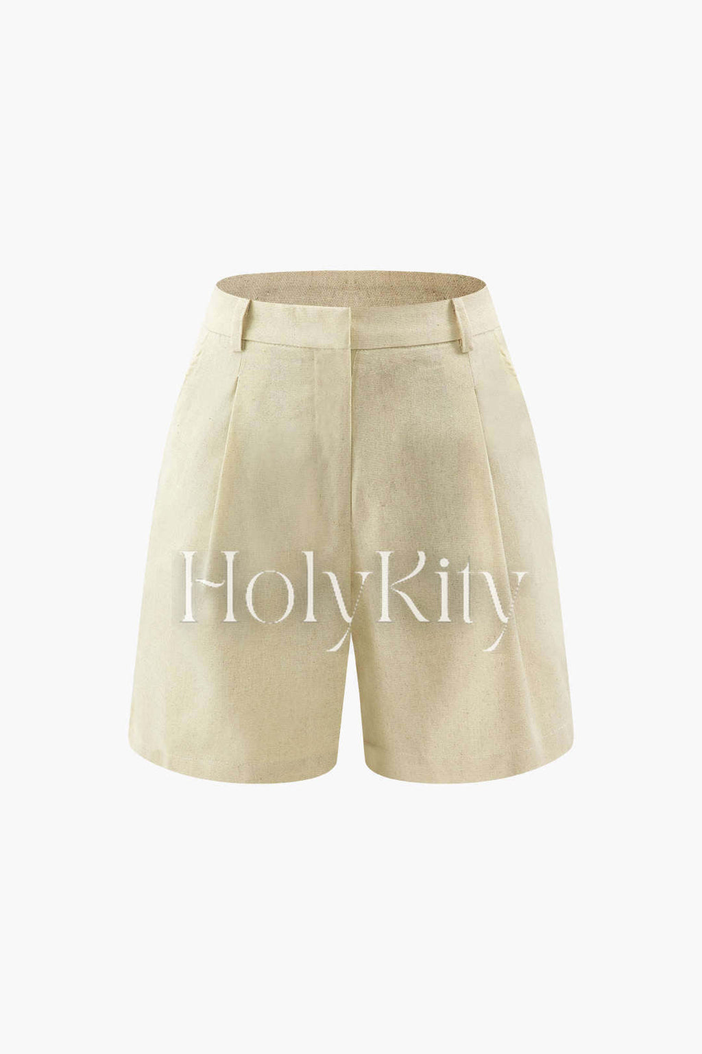 Linen-Blend Bermuda Shorts