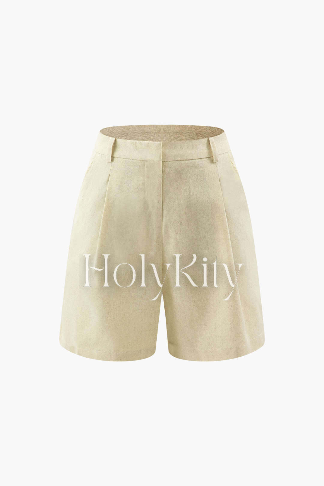 Linen-Blend Bermuda Shorts