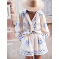 Vacation Sunface Printed Shirt and Shorts Set