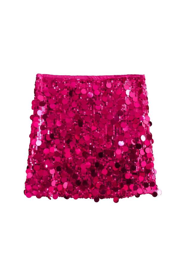 Shimmering Tassel Sequined Short Skirt/Shorts
