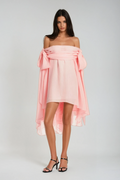 Bejama Off Shoulder Mini Dress & Shorts Set
