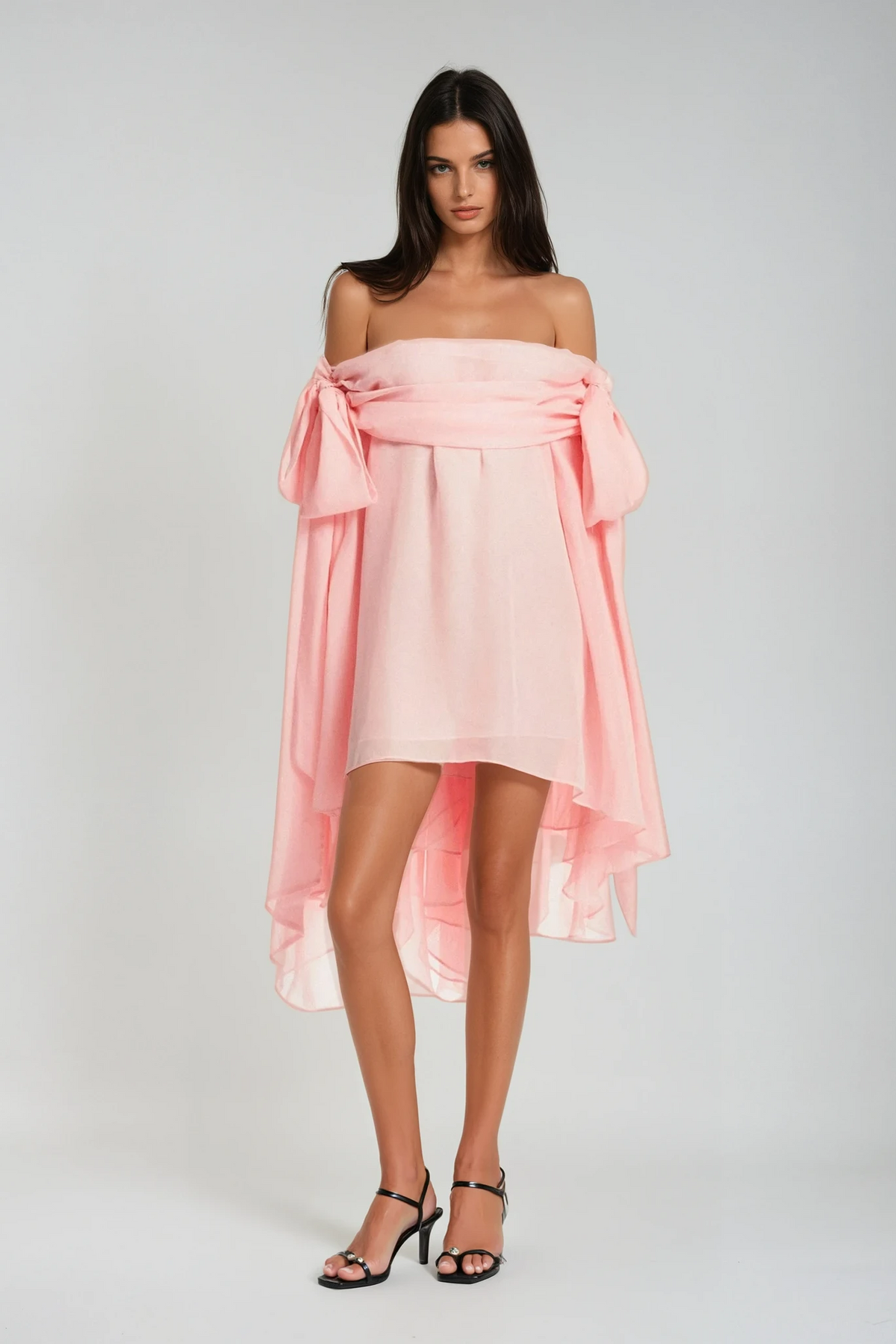 Bejama Off Shoulder Mini Dress & Shorts Set