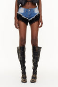 Eike Lace Deconstruct Shorts
