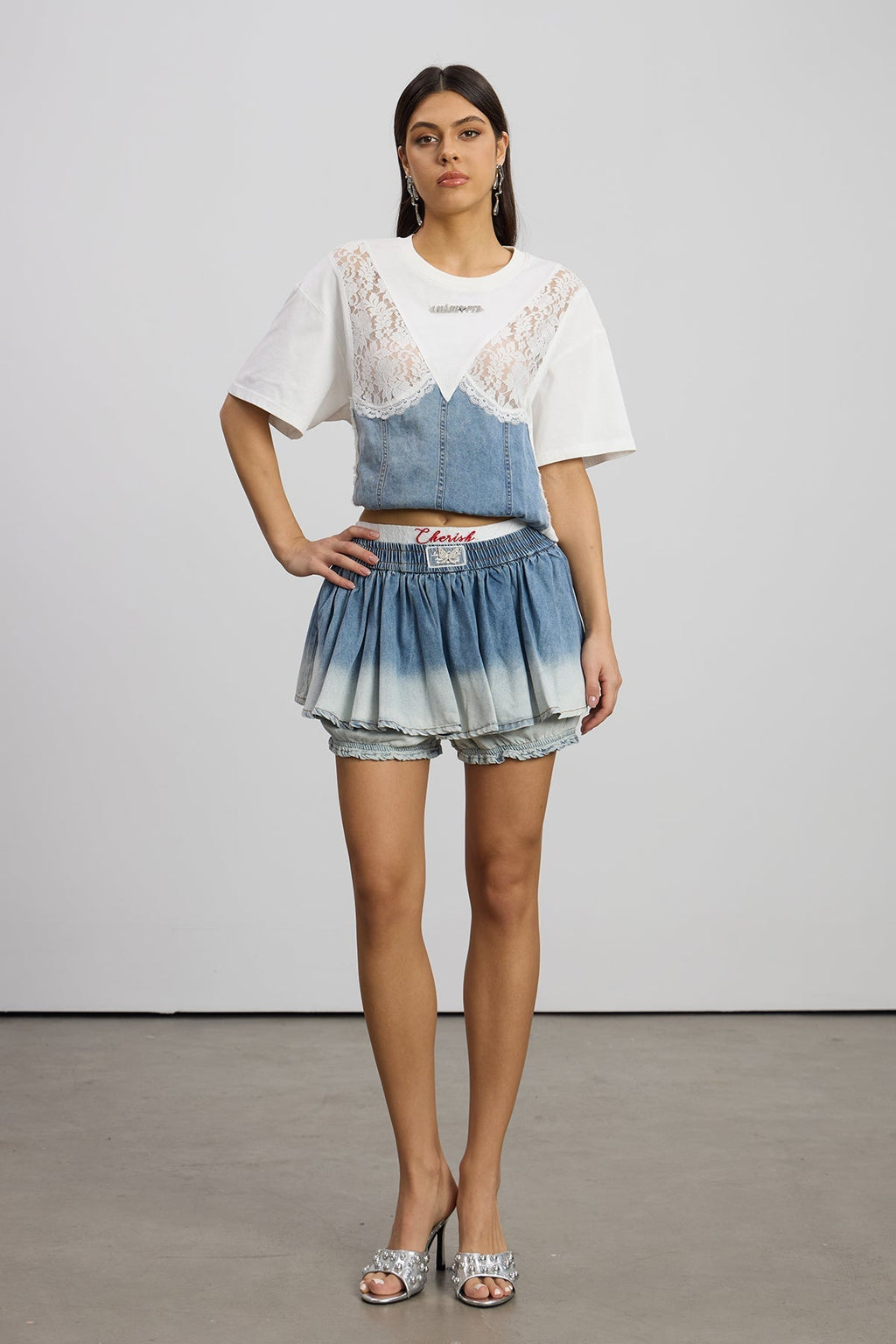 Ember Hayley Ruffle Skort