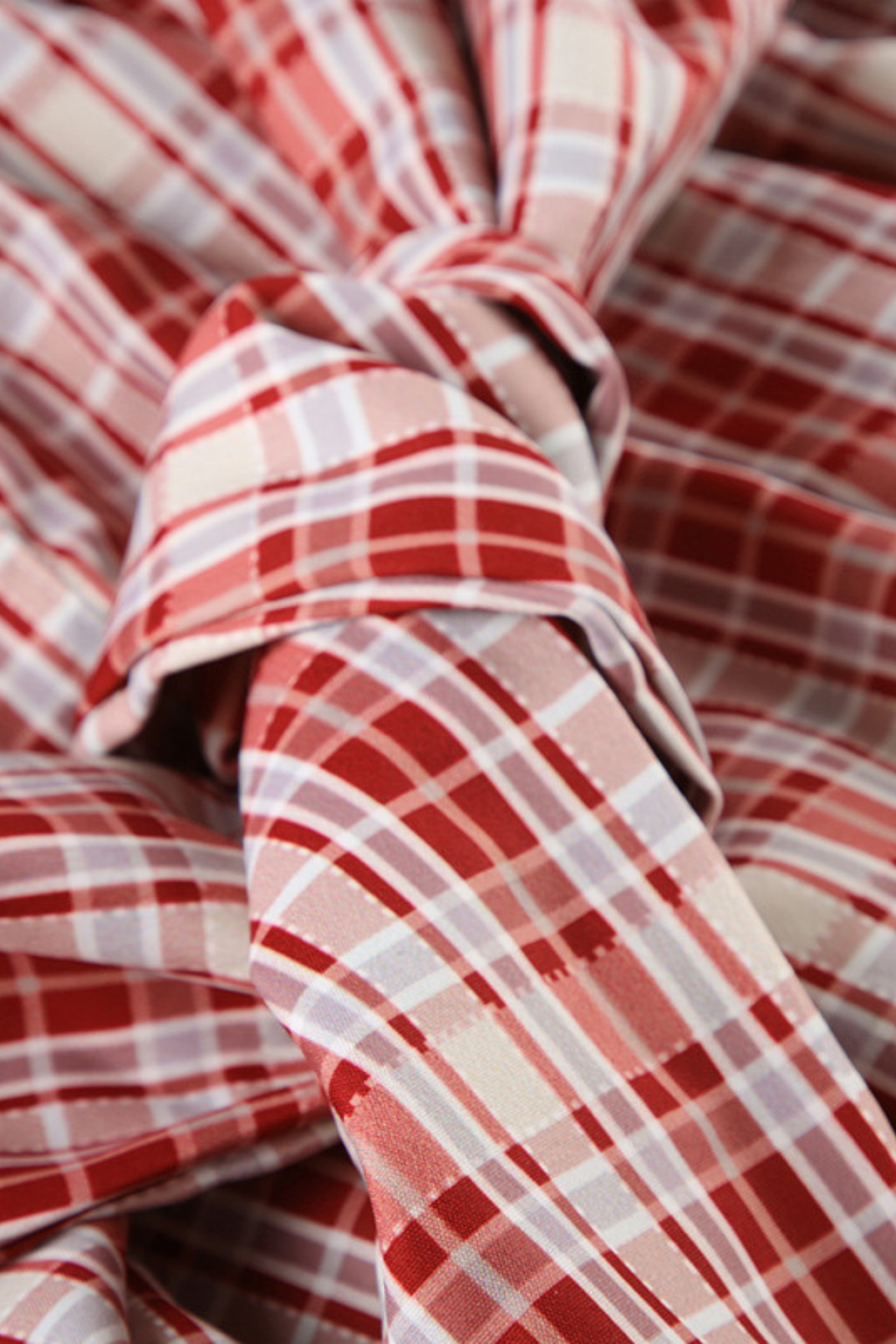 Farag Grid Tie Up Bubble Mini Skorts