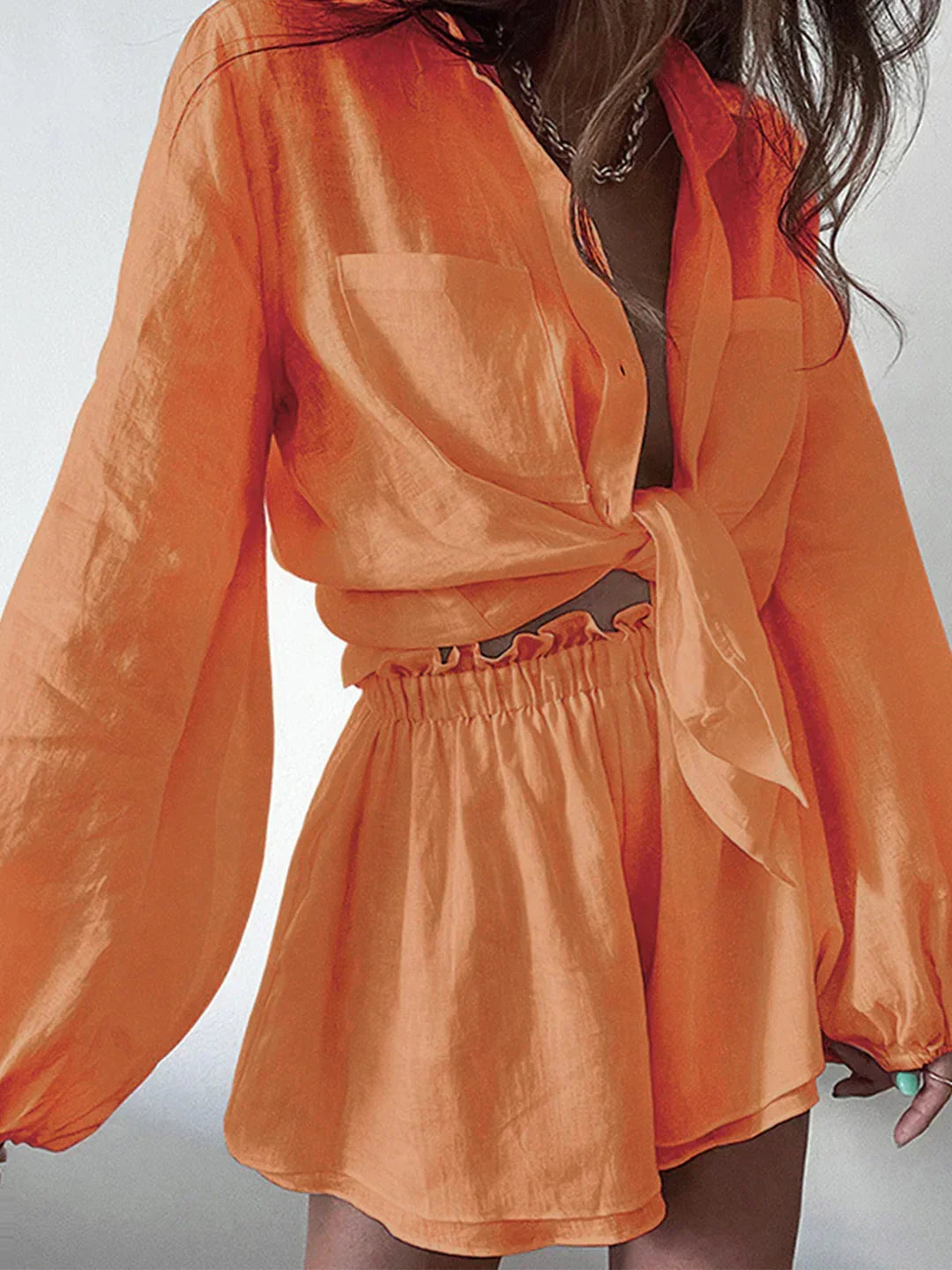 Aegean Two Piece Double Lined Shorts Set