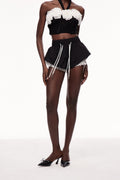 Xaawo Lace Deconstruct Drawstring Pants