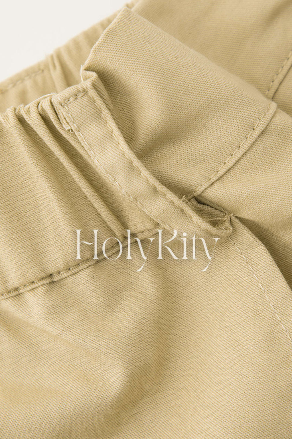 Cargo Pocket Elastic Waist Shorts